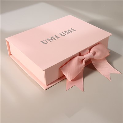 Joieria portàtil de luxe amb decoració de cinta i llaç